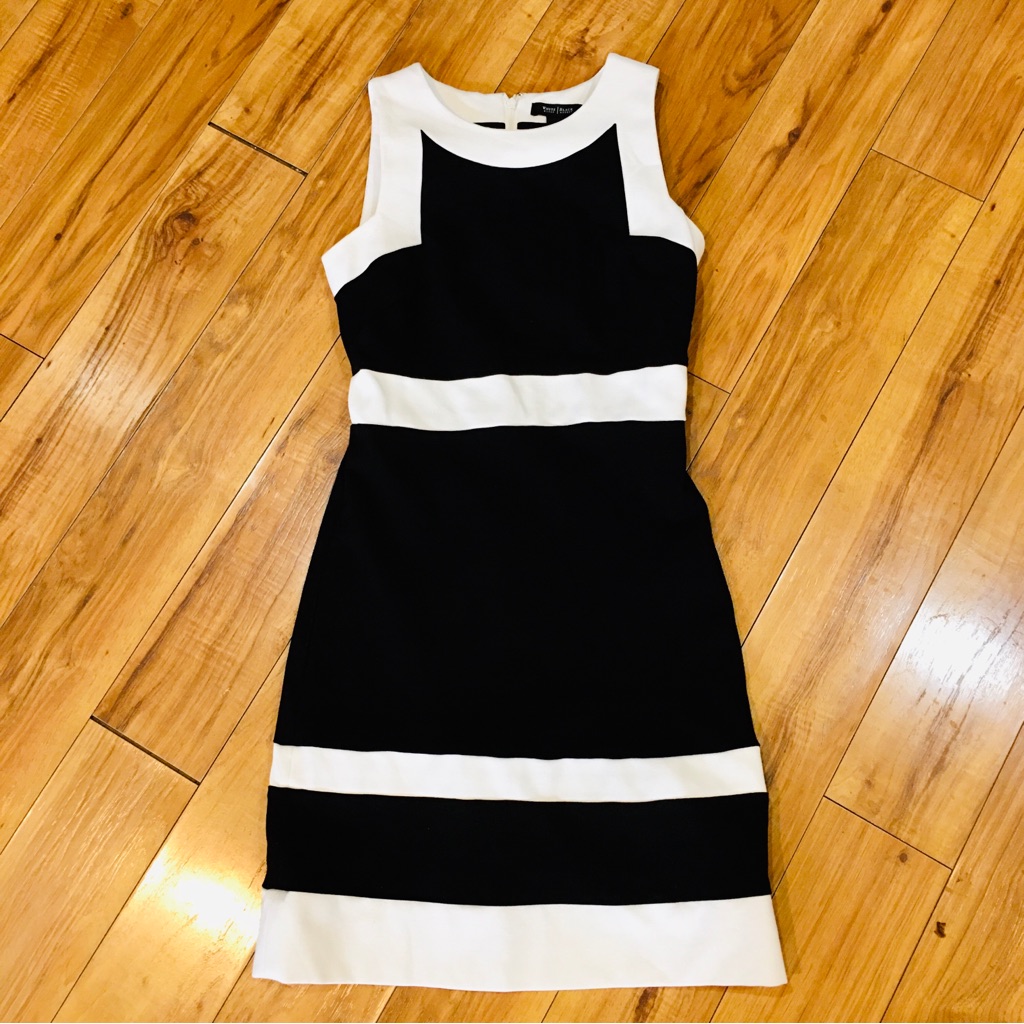 Whbm White House Black Market Thick Luxury Pencil Dress Knee Length Workwear